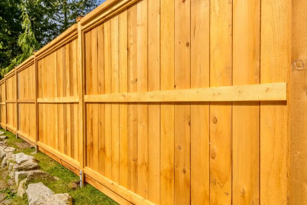 wooden fence