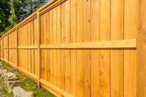 wooden fence