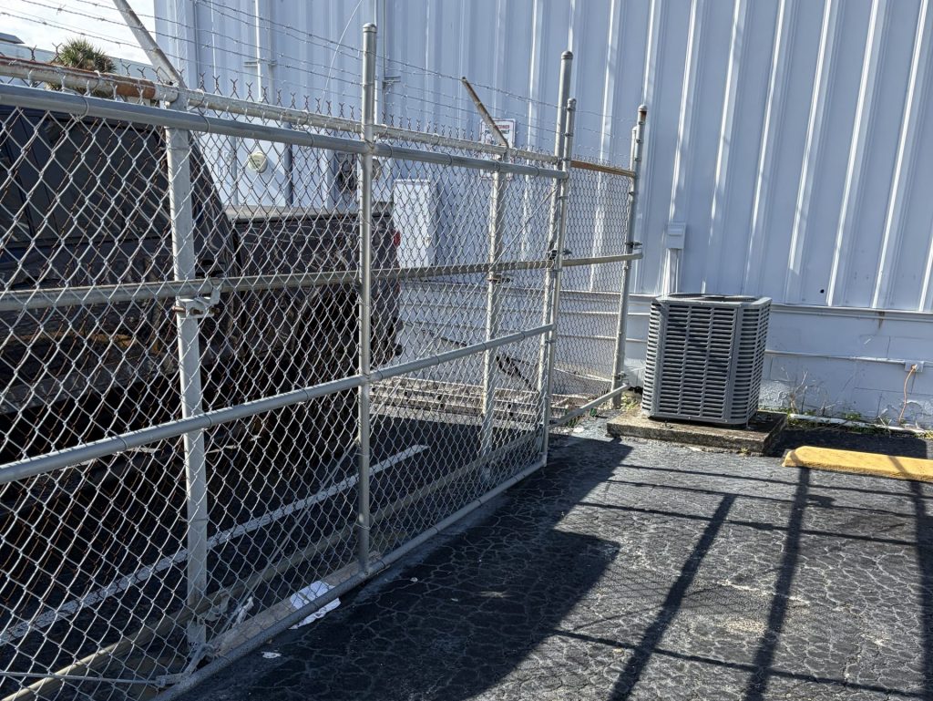 commercial chain link fence grey fence for building